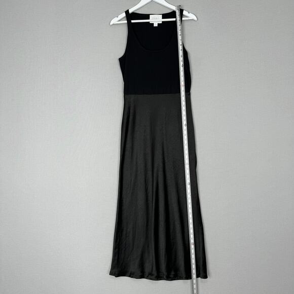 Mare Mare Anthropologie Knit Slip Twofer Tank Dress Womens Medium Black Party - Picture 8 of 14